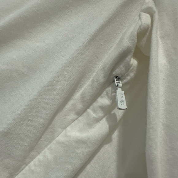 Chloe White Collared Blouse - Picture 7 of 7